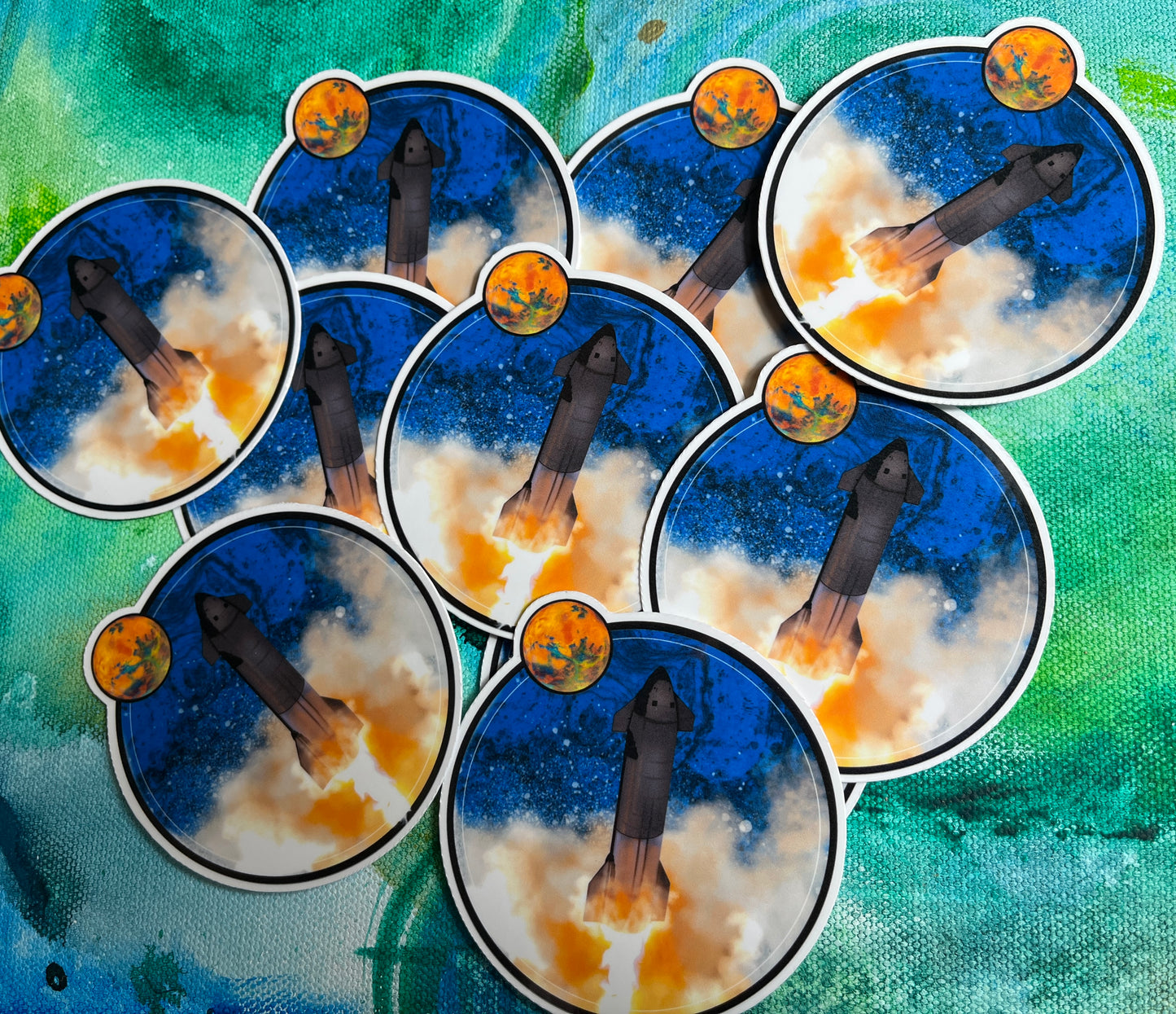 Starship Hop Sticker