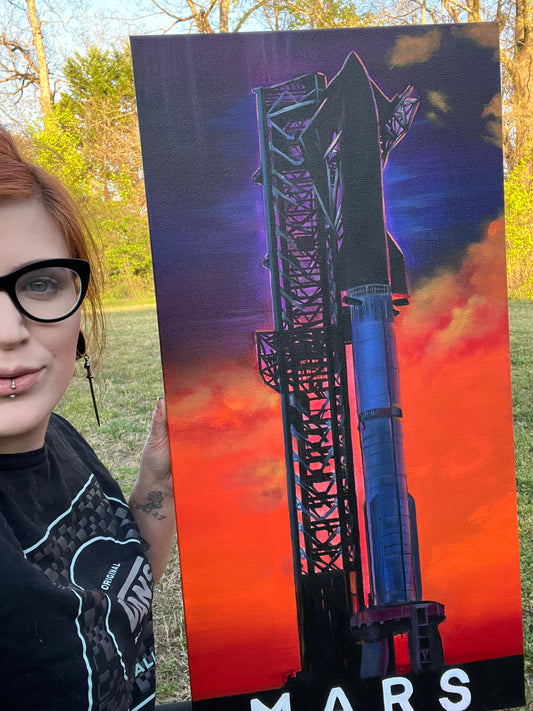 15x30 inches “Welcome to Starbase”