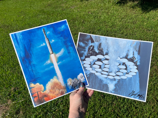 Hand signed Prints! 8.5x11 inches