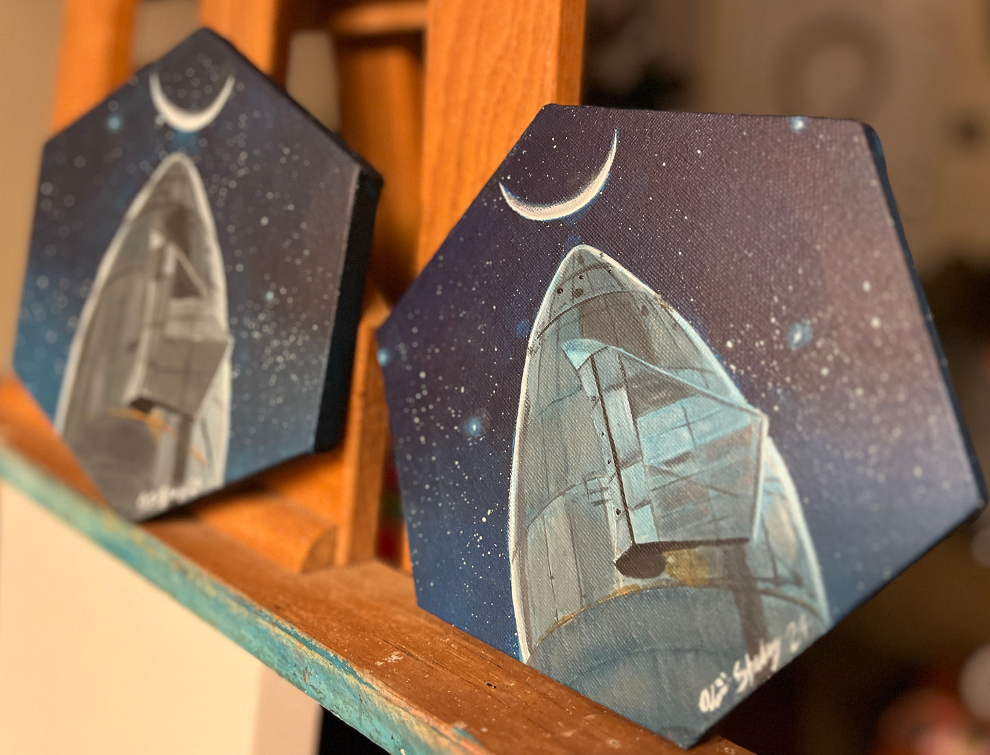 8 inch (point to point) Starship Starry Night CLEARANCE