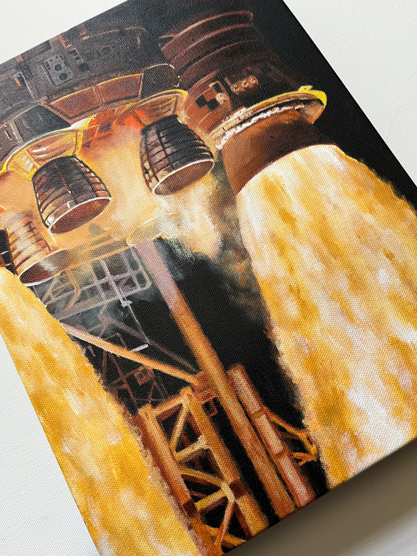 11x14 “Godspeed” SLS Artemis II launch ORIGINAL