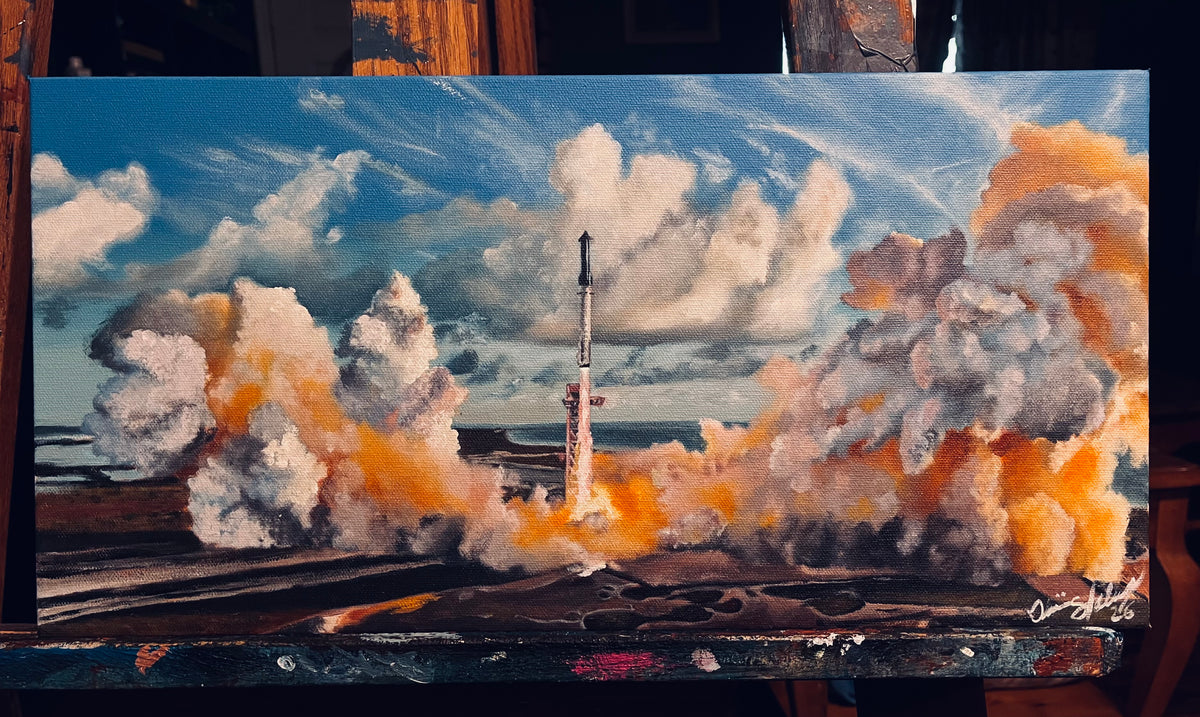10x20 inches “Get In Loser We’re Going to Orbit” acrylic ORIGINAL