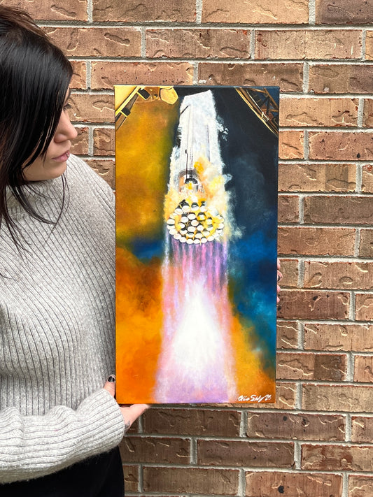 “Waking the Raptors” 10x20 inches