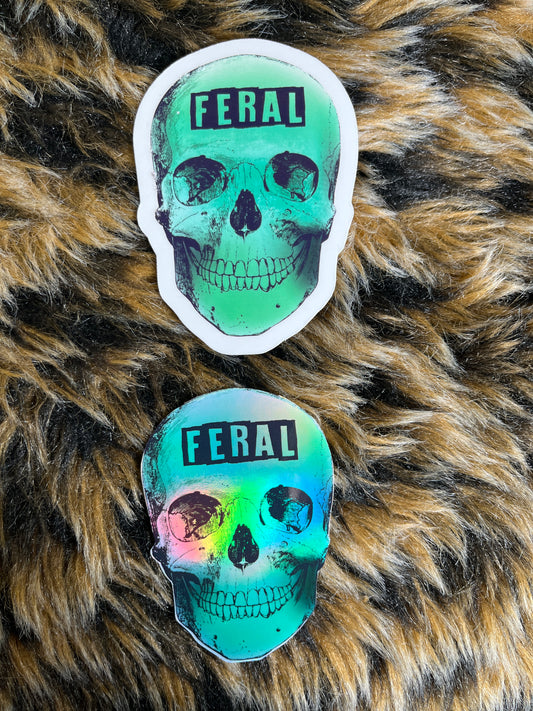 Feral Sticker