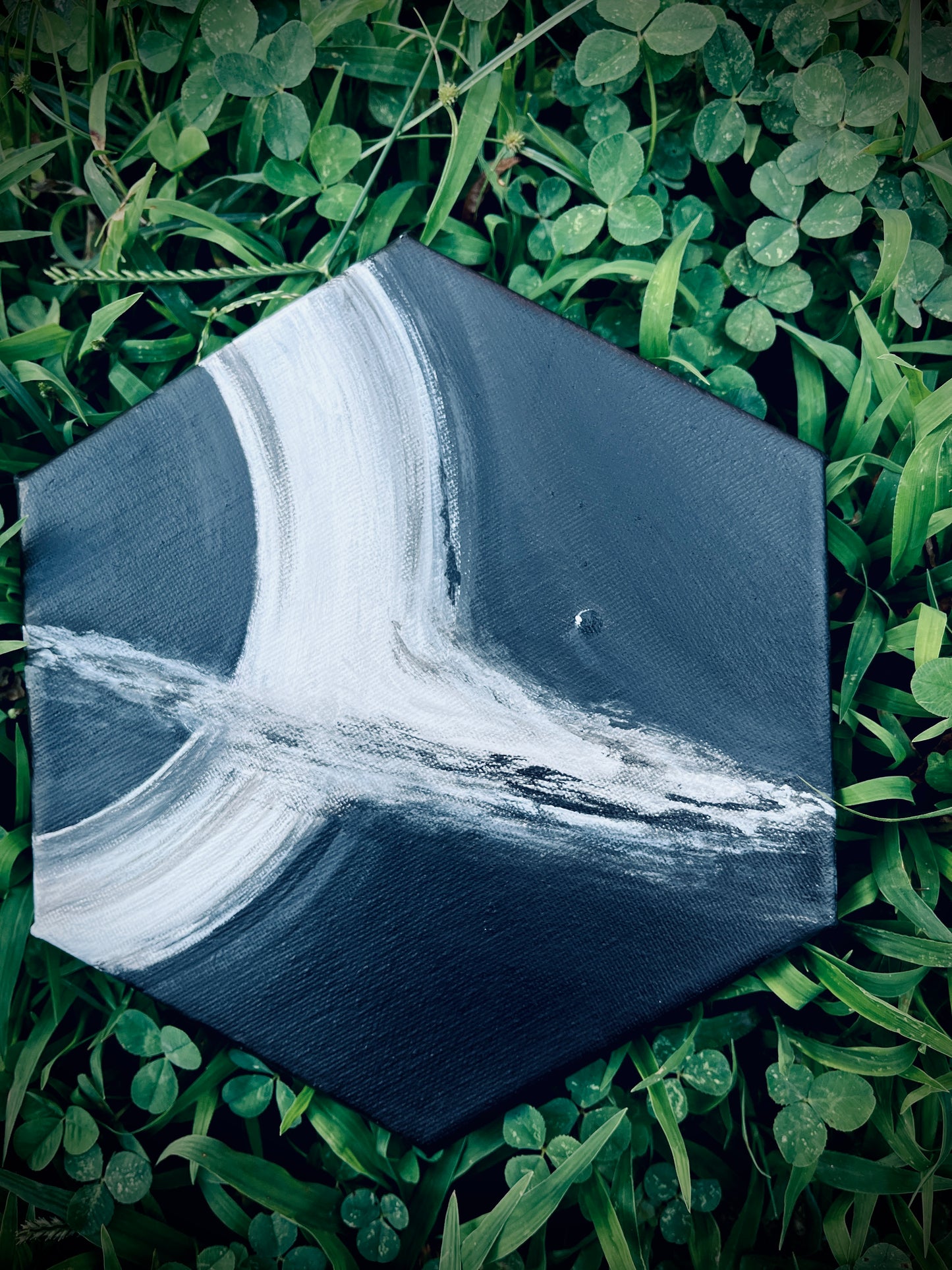 “A Final Goodnight” 8 inch Hexagonal original signed