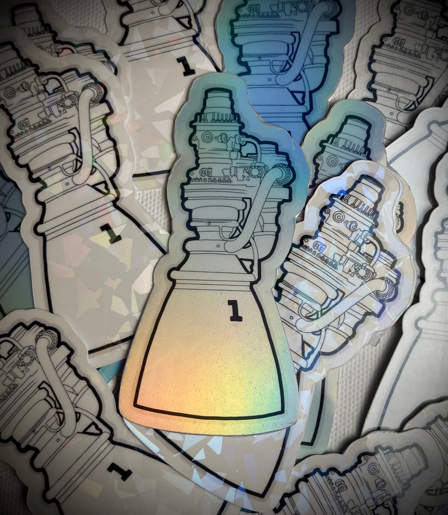 Raptor V3 Holographic Sticker