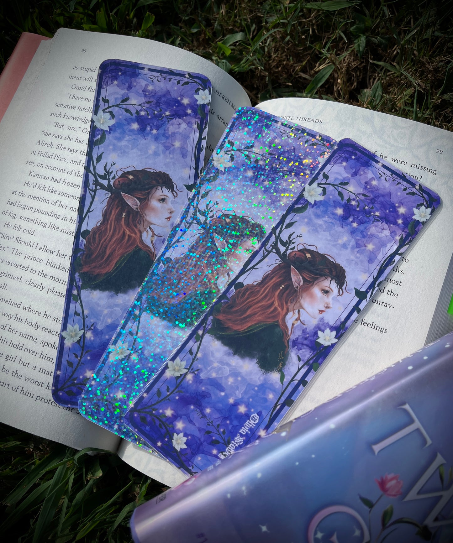 “Woodland Fae” Bookmark 2x7 inches (double sided)
