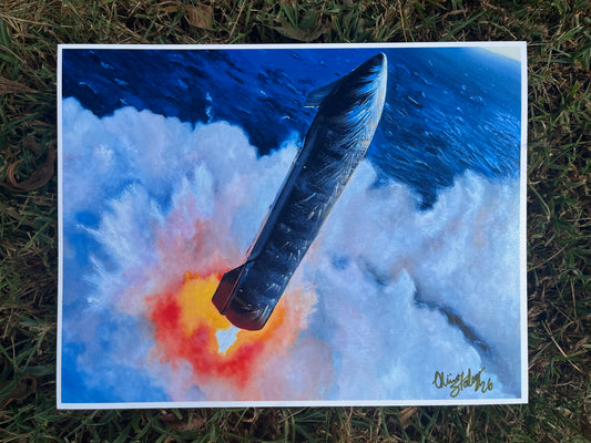 S40 Rescue Mission PRINT 8.5x11 inch HAND SIGNED