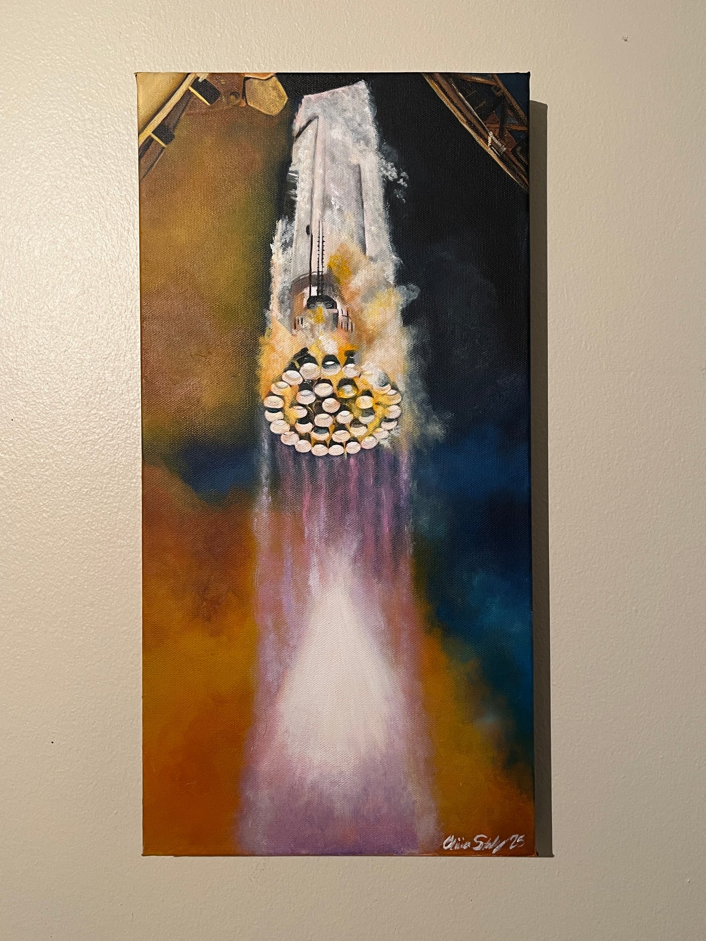 “Waking the Raptors” 10x20 inches