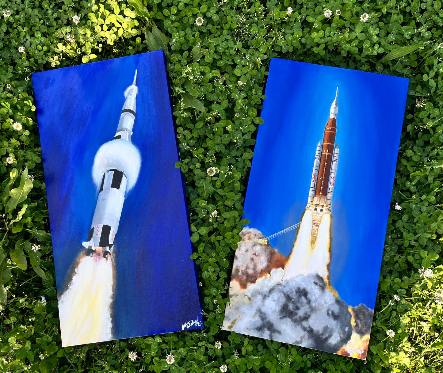 NASA SLS & SaturnV set