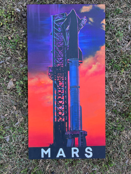 15x30 inches “Welcome to Starbase”