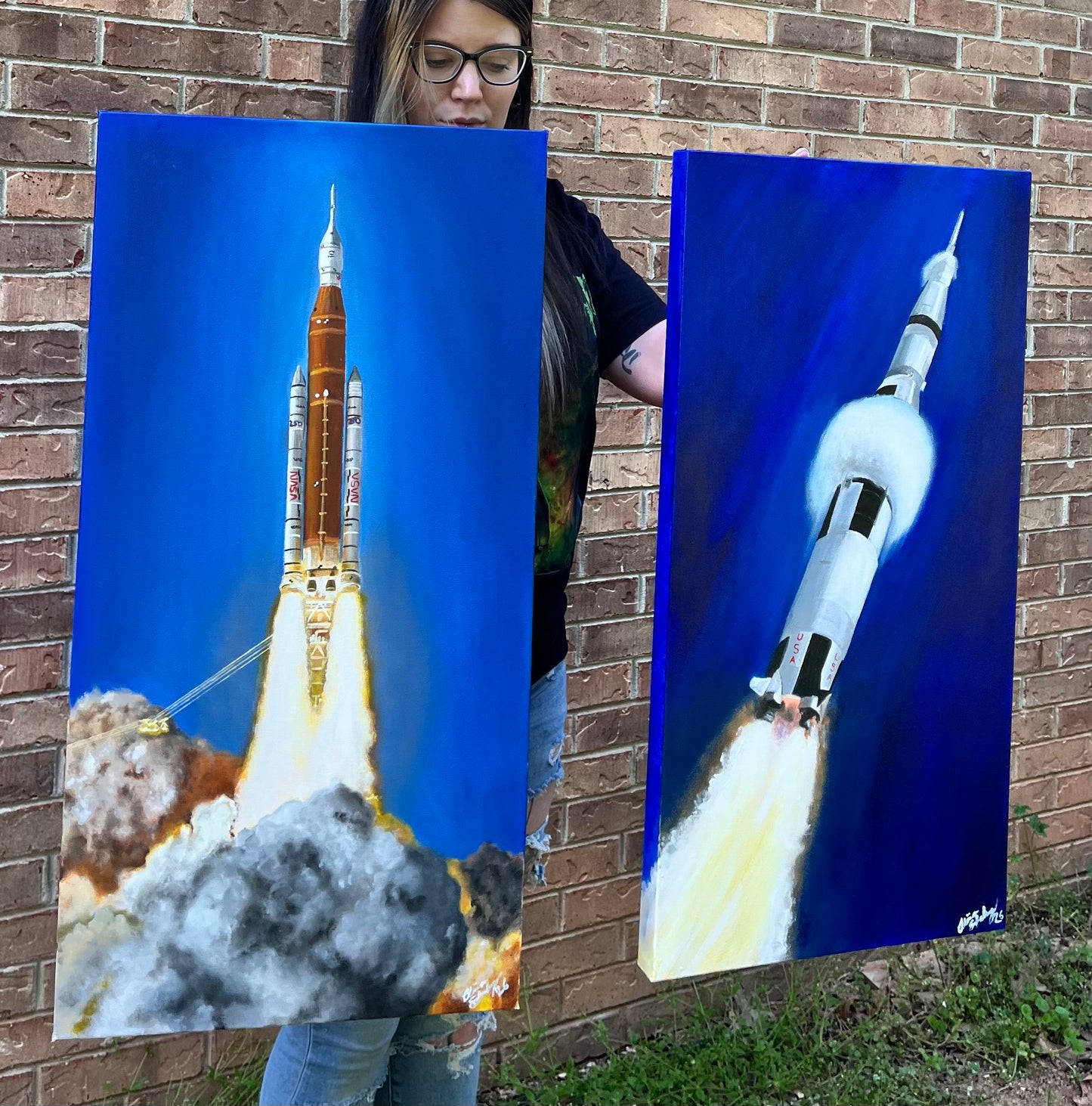 NASA SLS & SaturnV set