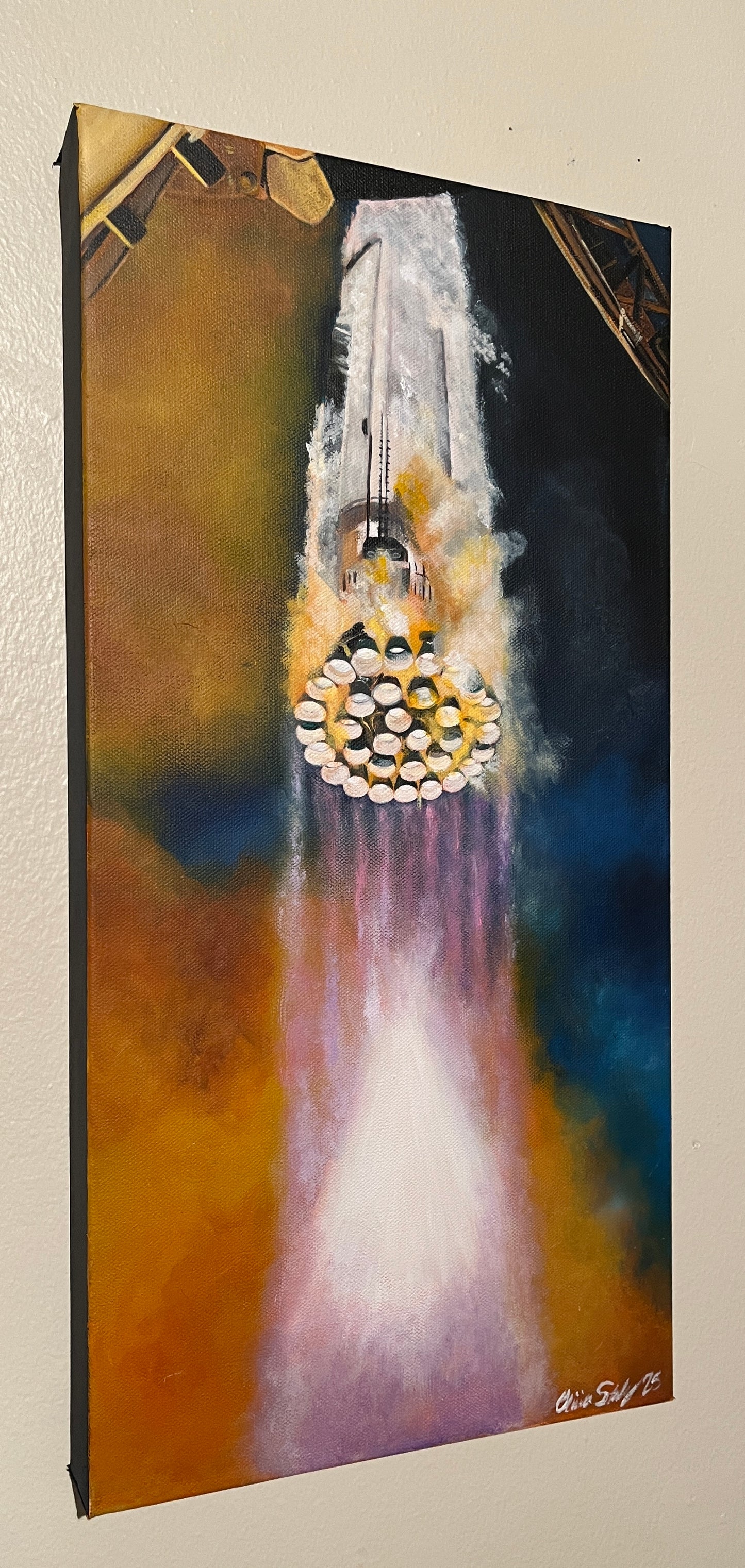 “Waking the Raptors” 10x20 inches