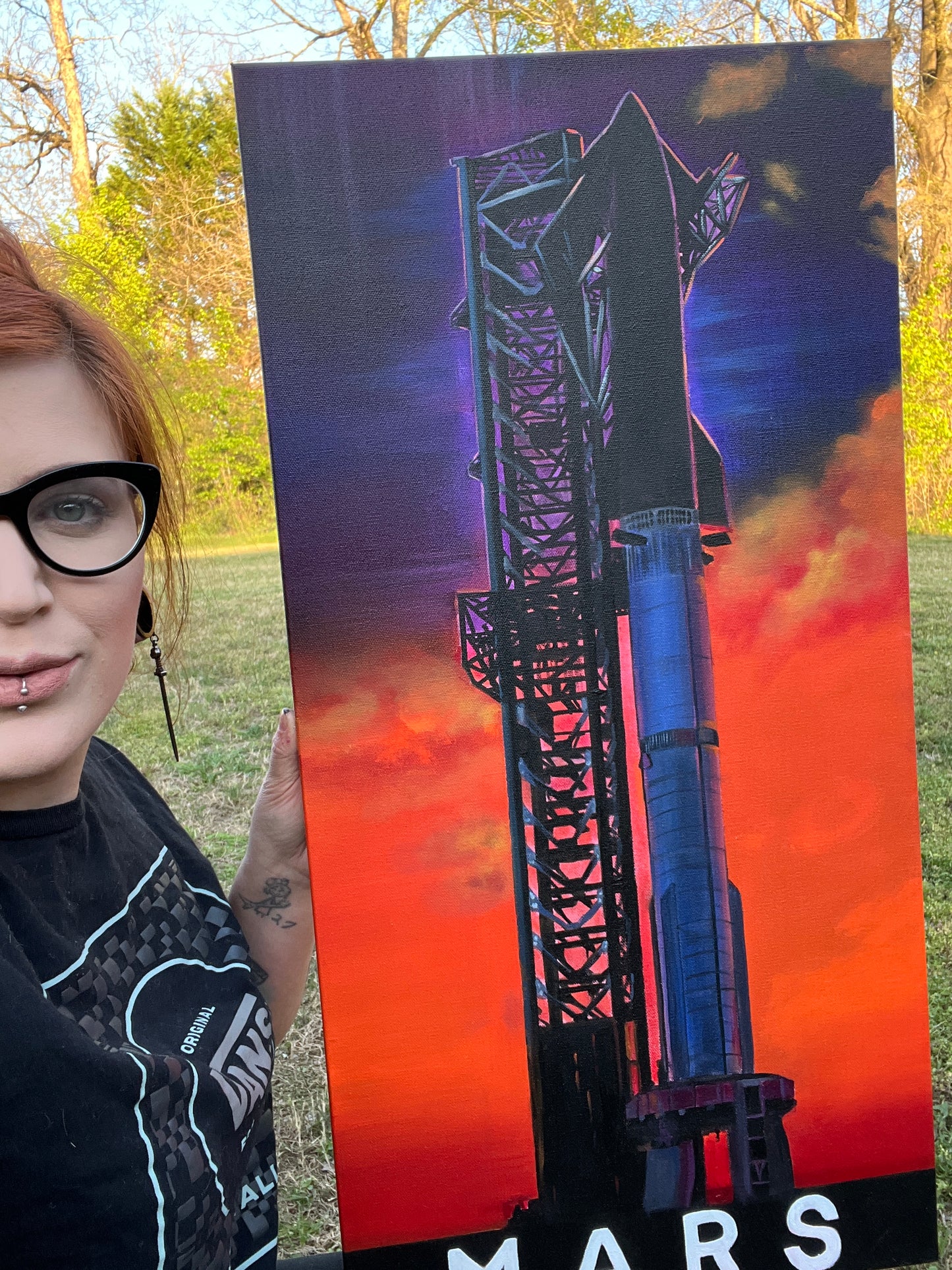 15x30 inches “Welcome to Starbase”