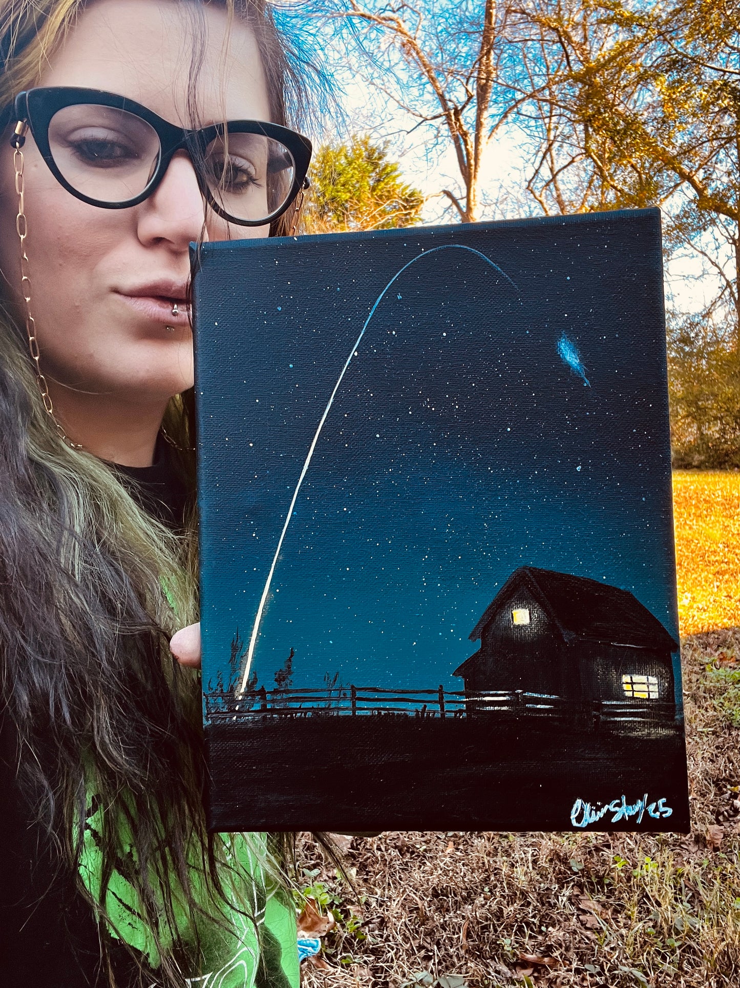 “Chasing Rockets” 8x10 inches