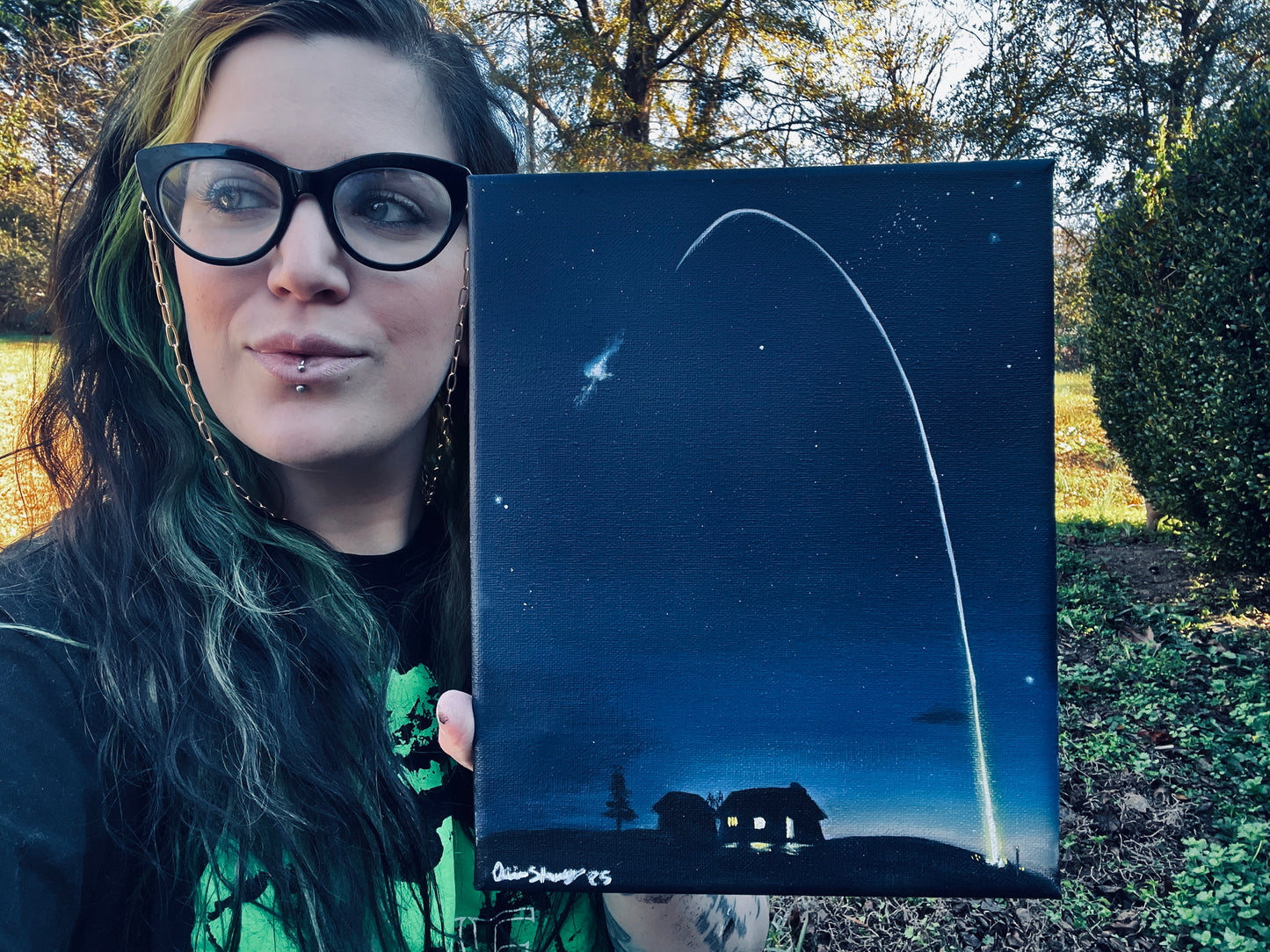 “We Used to Look Up” 8x10 inches ORIGINAL