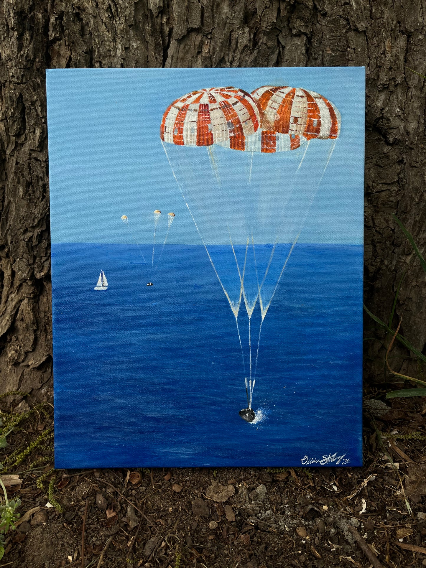 “Welcome Home Integrity” 11x14 inches ORIGINAL
