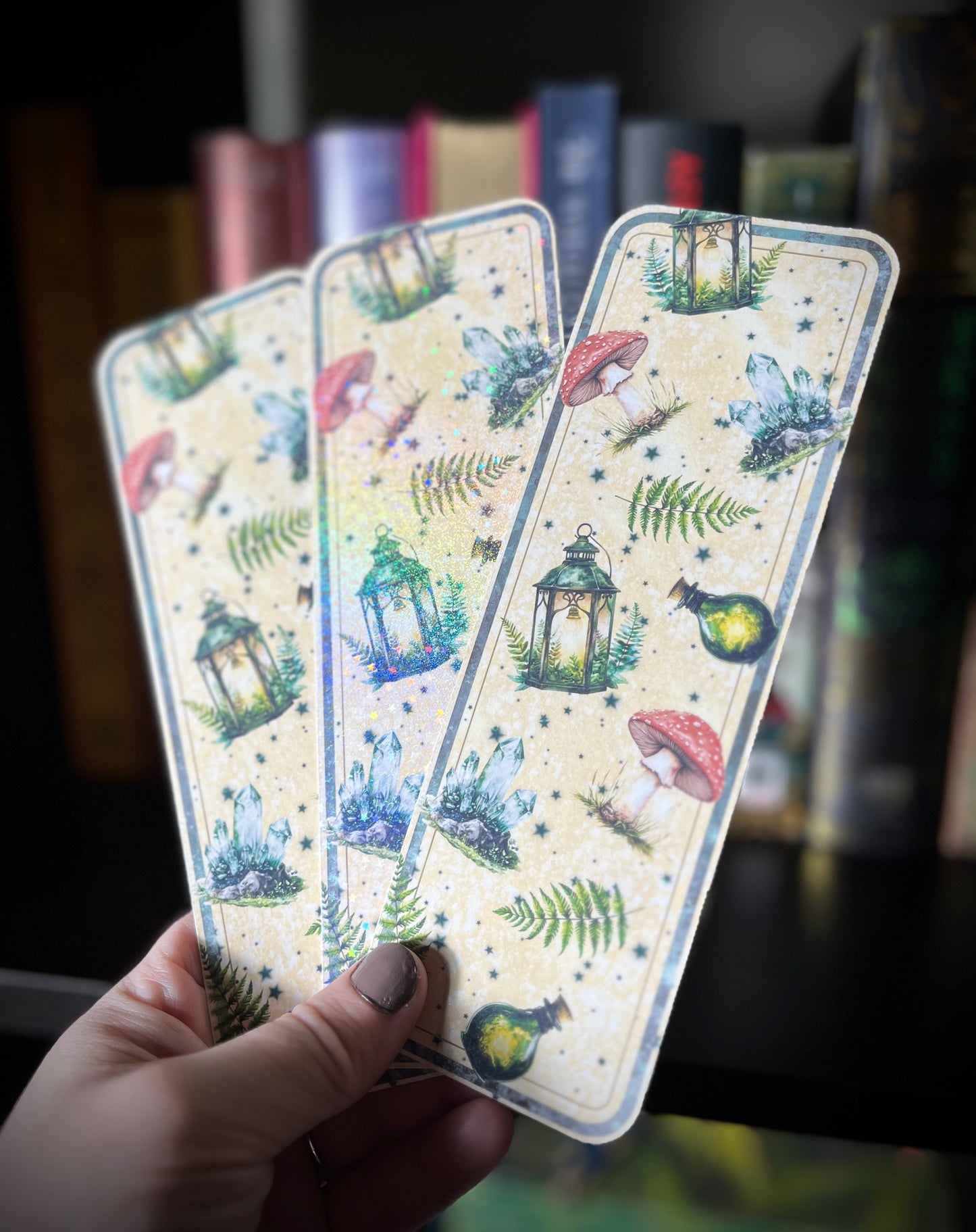 “Foraging” Bookmark 2x7 inches (double sided)