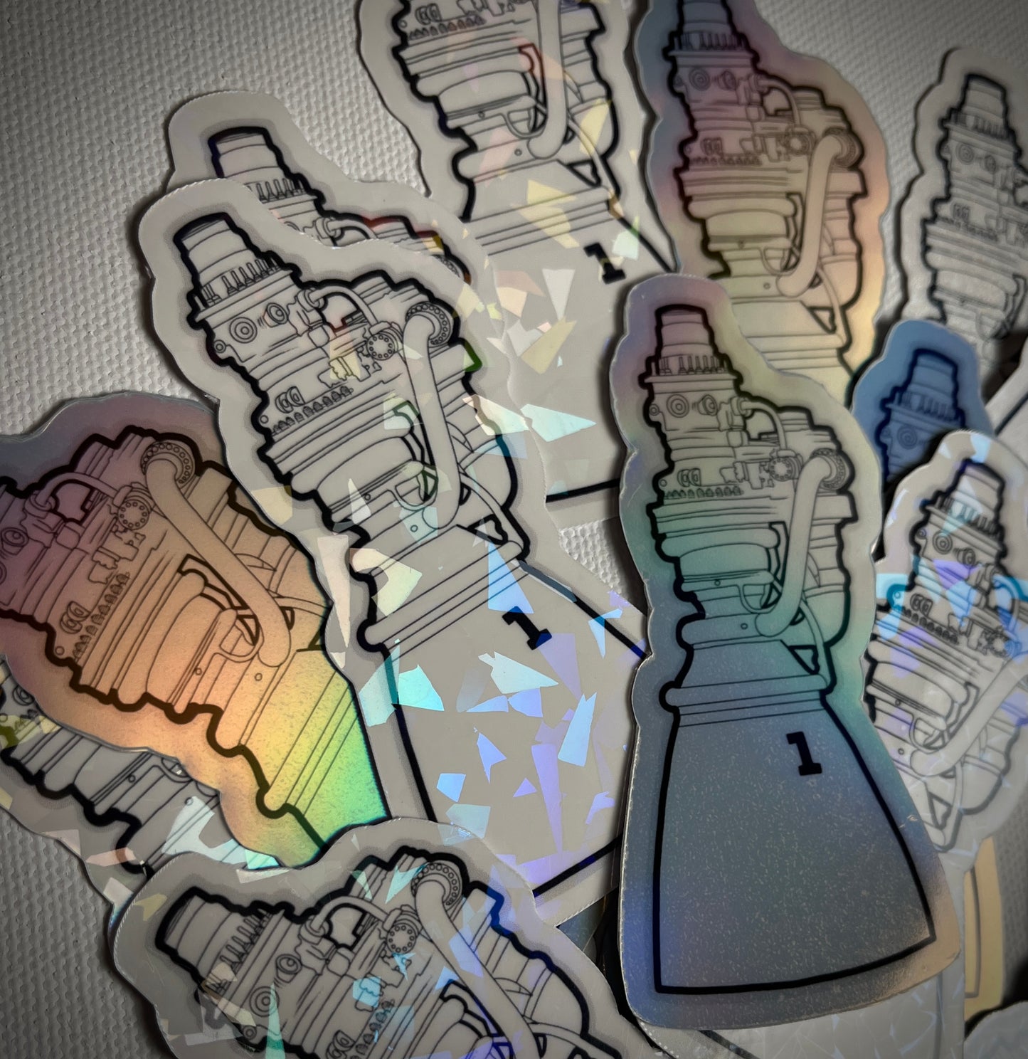 Raptor V3 Holographic Sticker