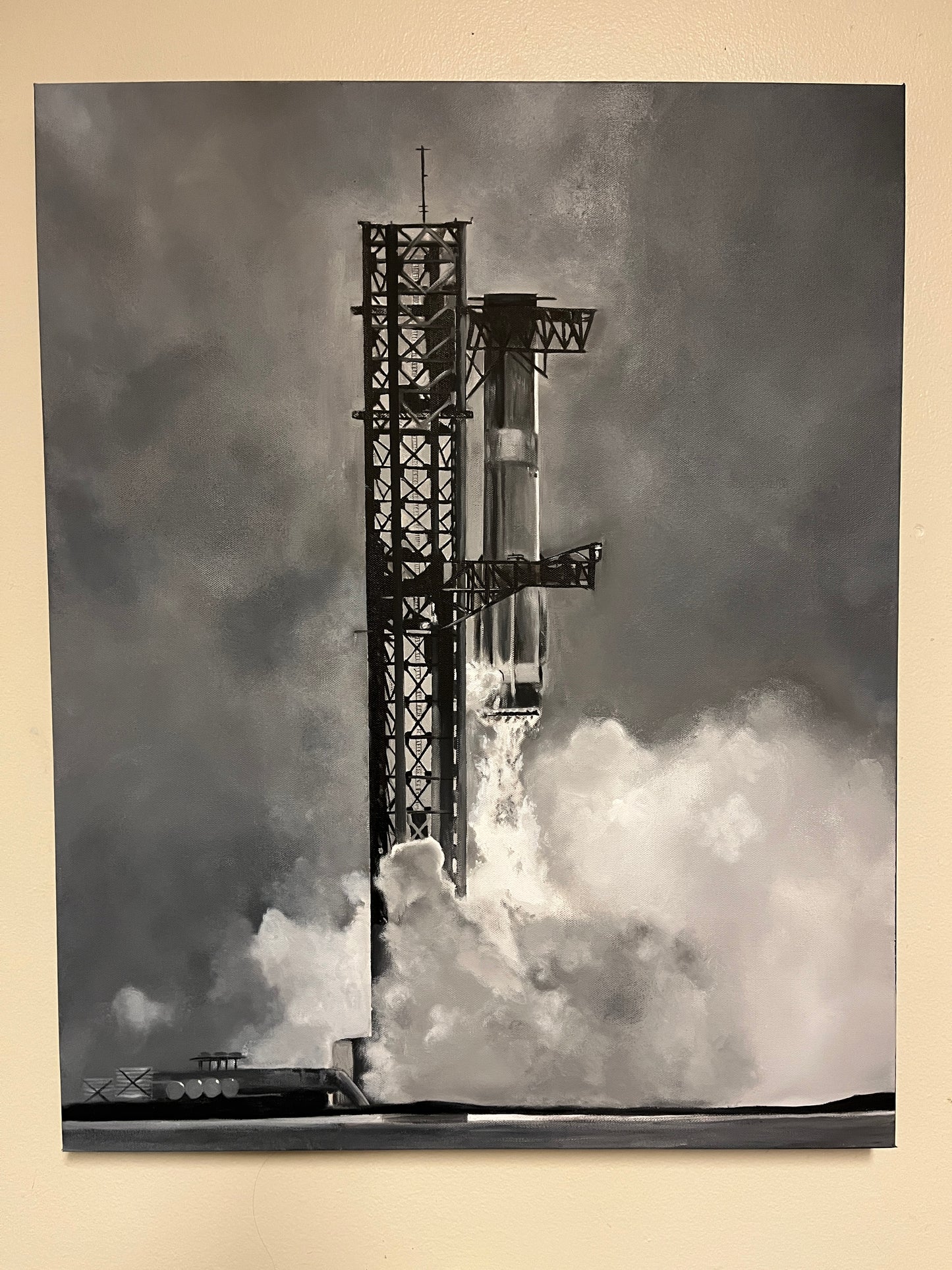 “Catch Me If You Can” 24x30x1.5 inches