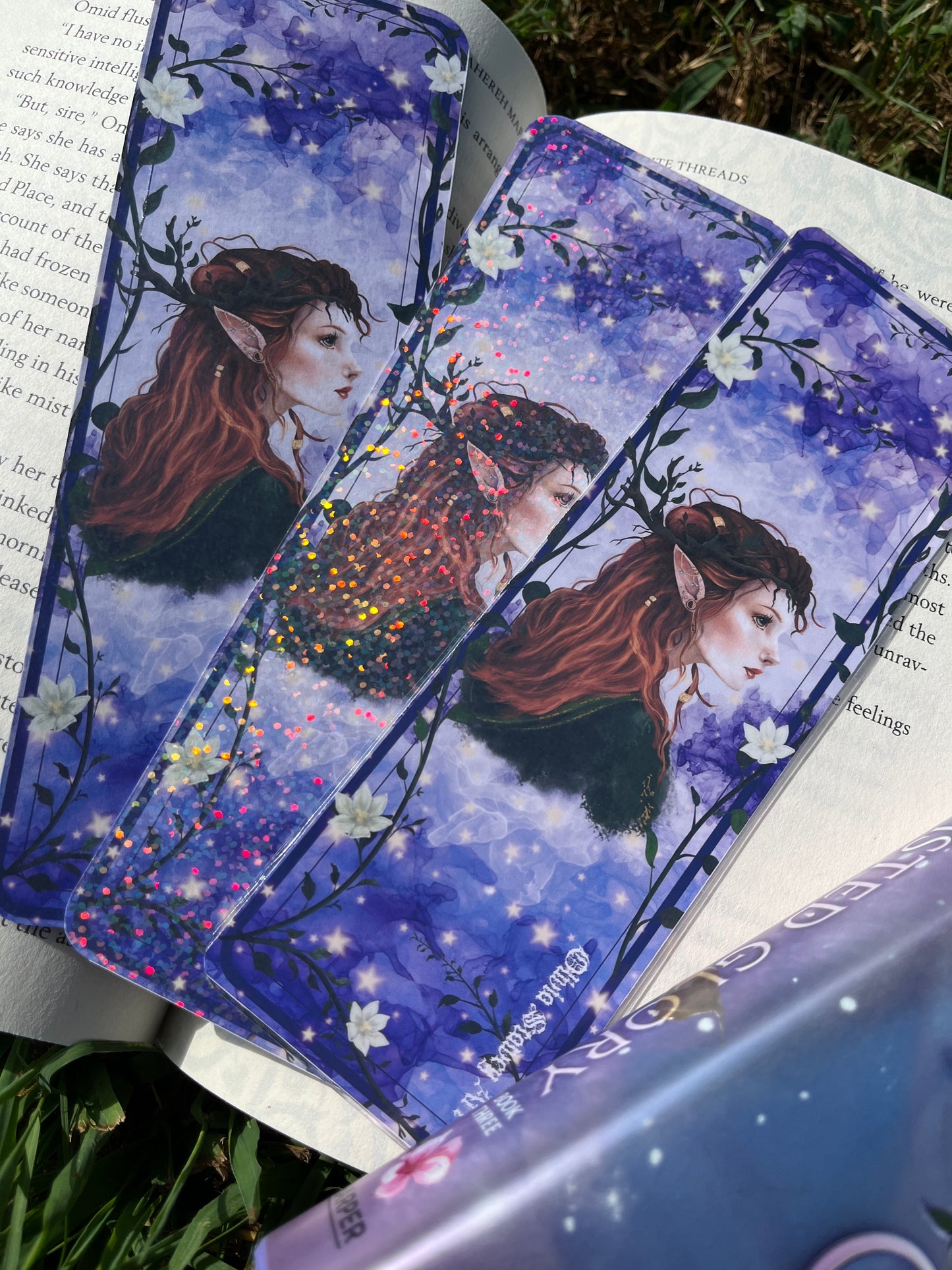 “Woodland Fae” Bookmark 2x7 inches (double sided)