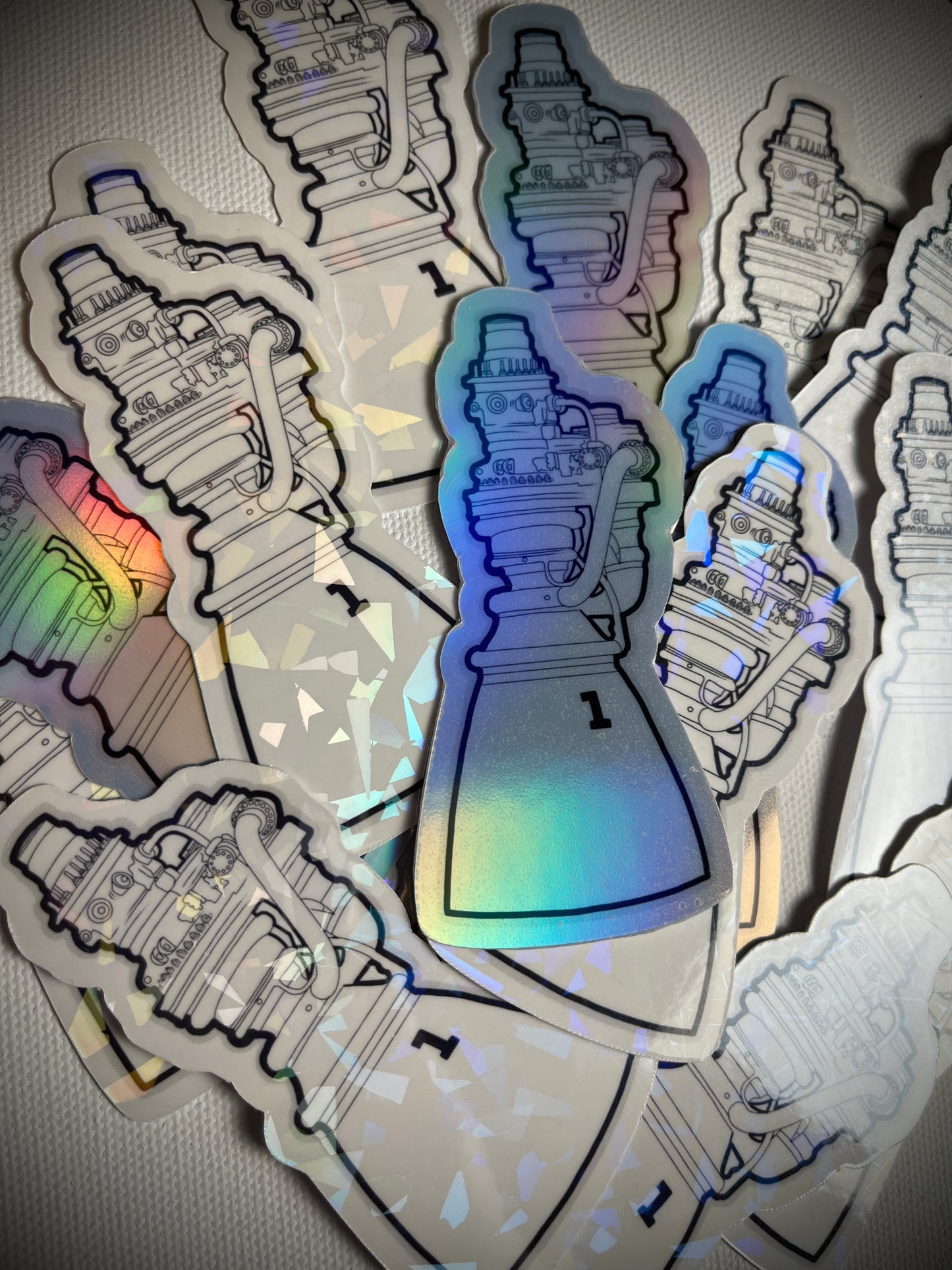 Raptor V3 Holographic Sticker