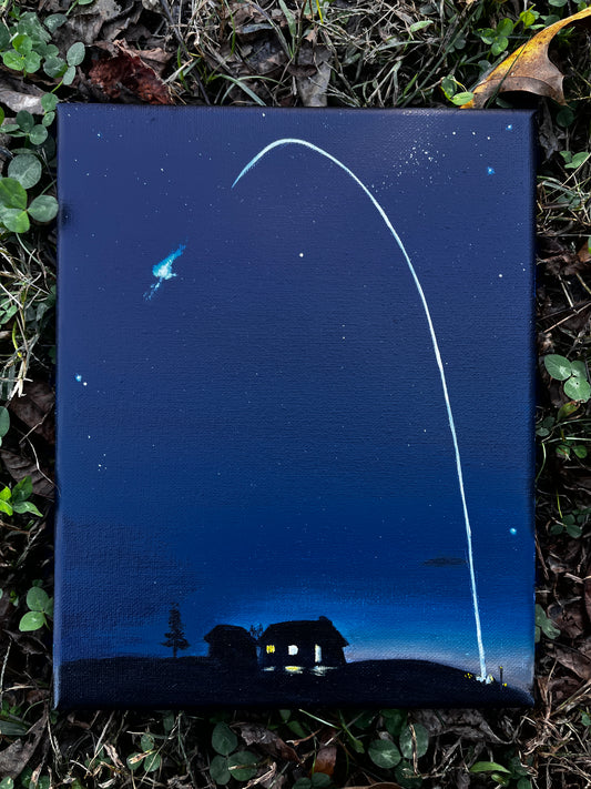 “We Used to Look Up” 8x10 inches ORIGINAL