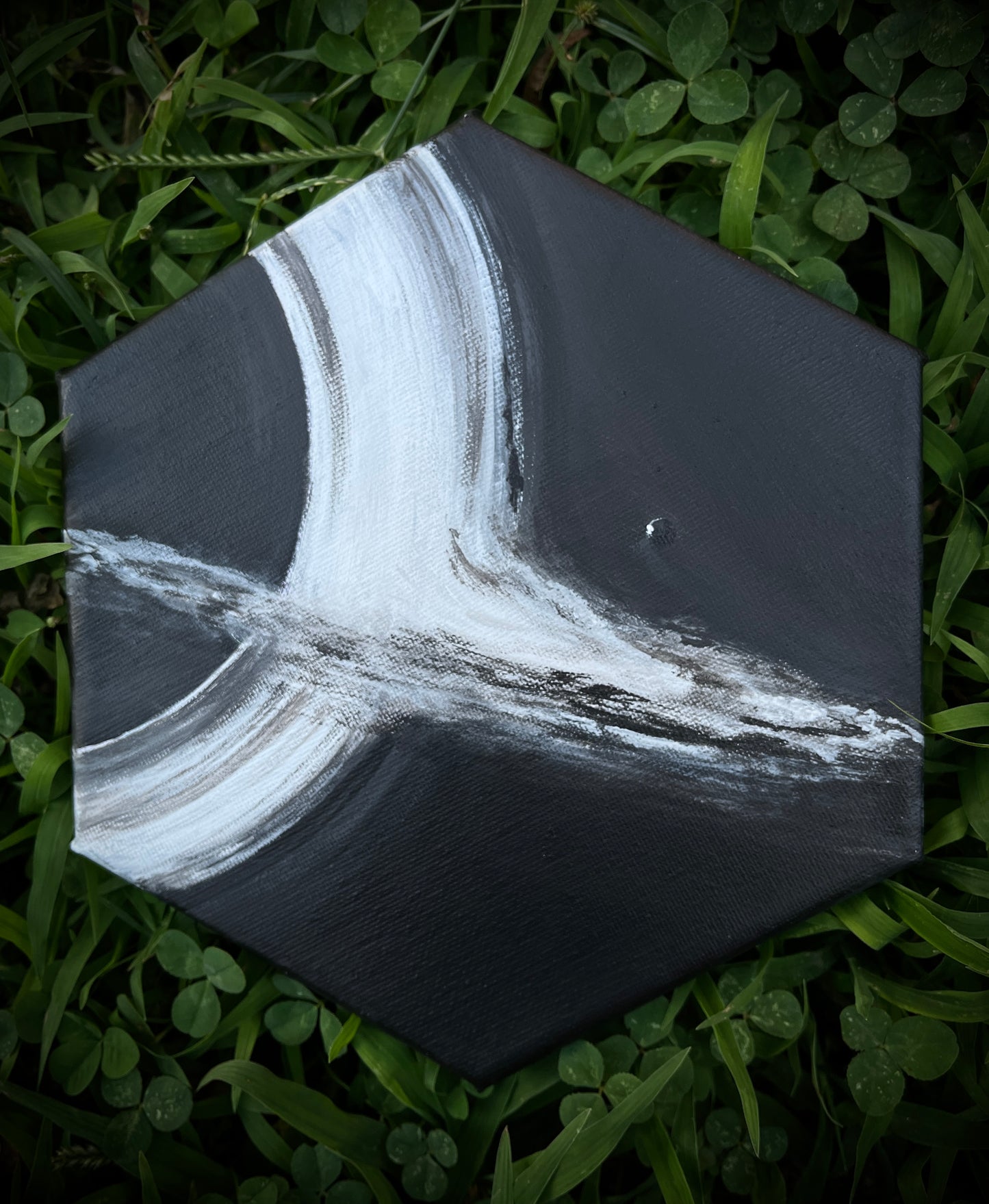 “A Final Goodnight” 8 inch Hexagonal original signed