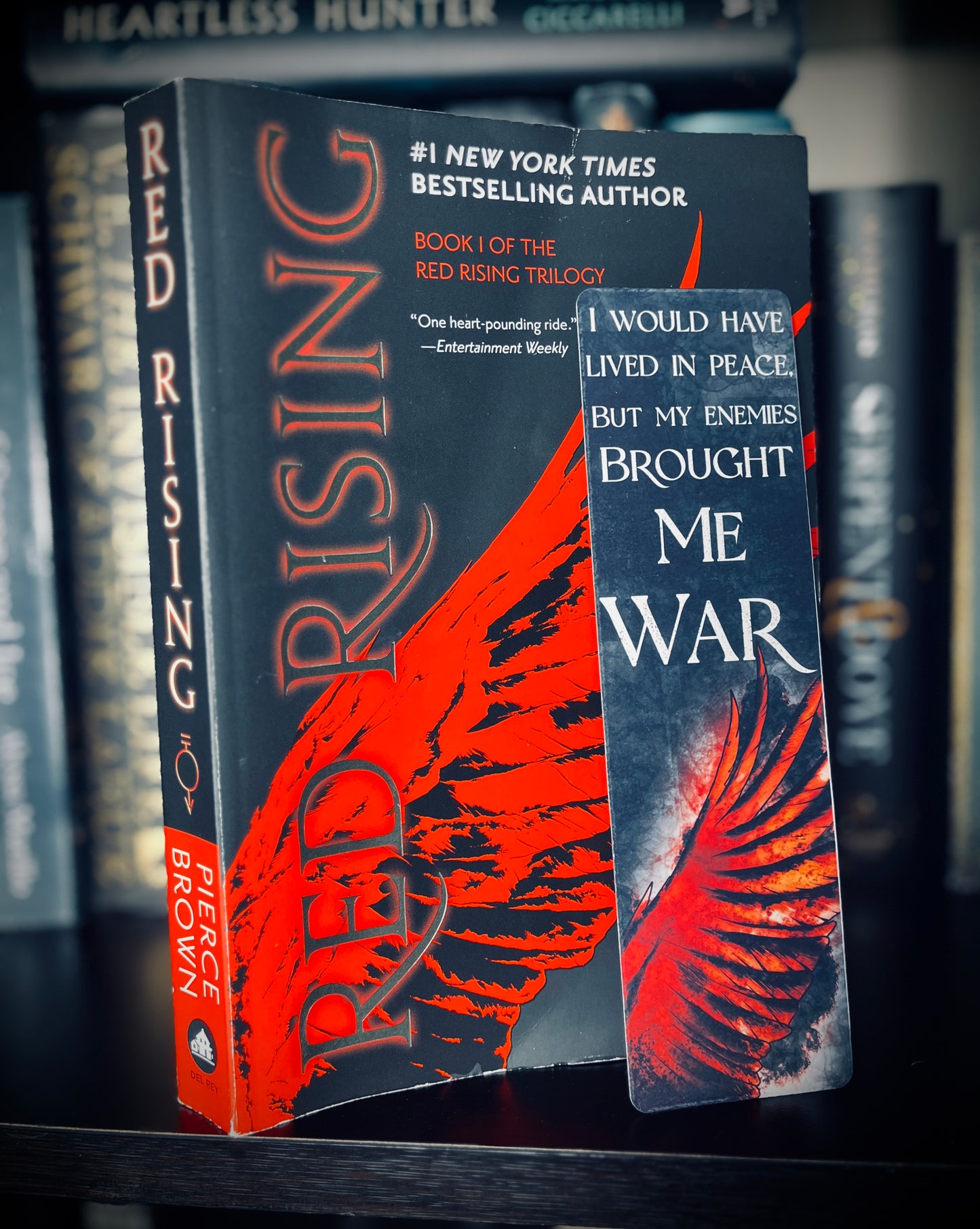 Red Rising 2x7 inch bookmark (Double Sided) laminated