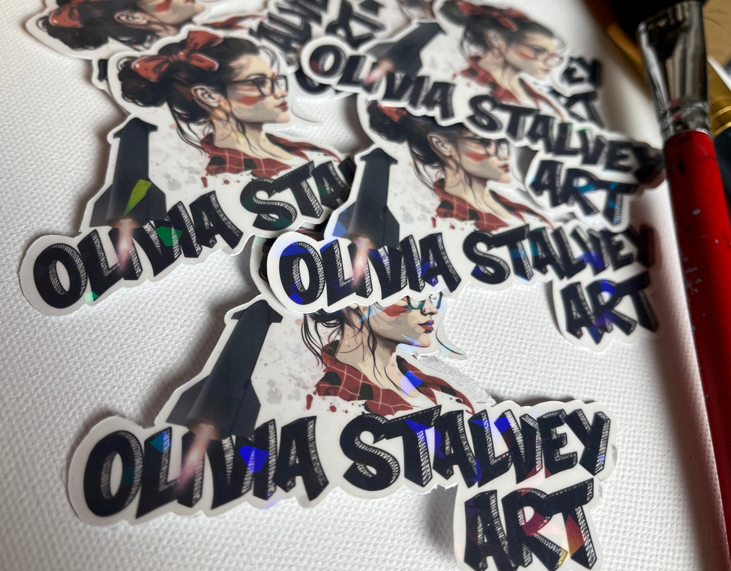 Olivia Stalvey Art Holographic shards
