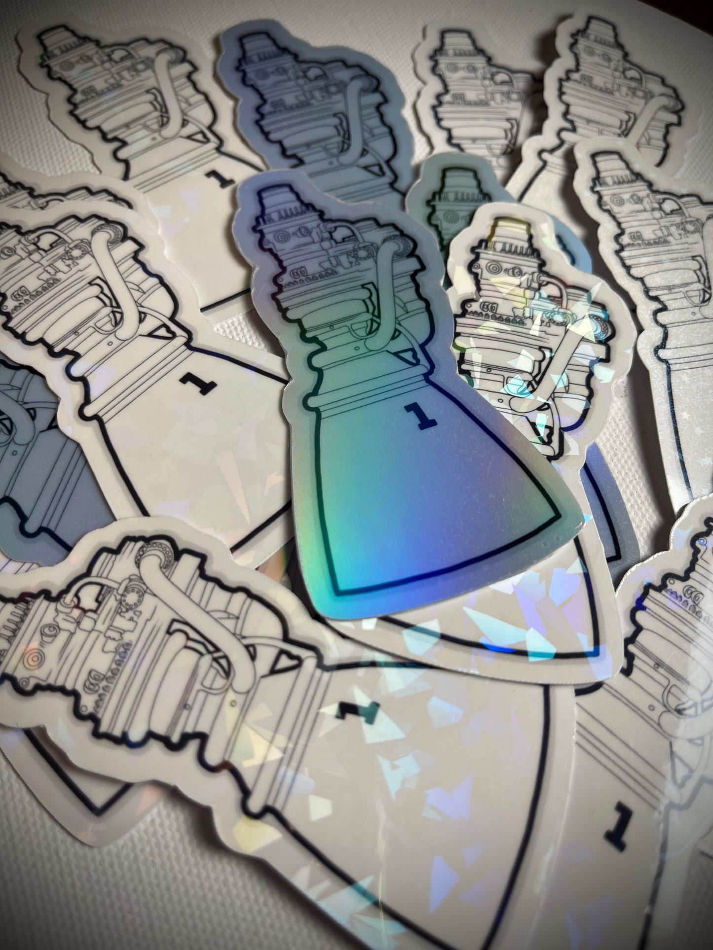 Raptor V3 Holographic Sticker