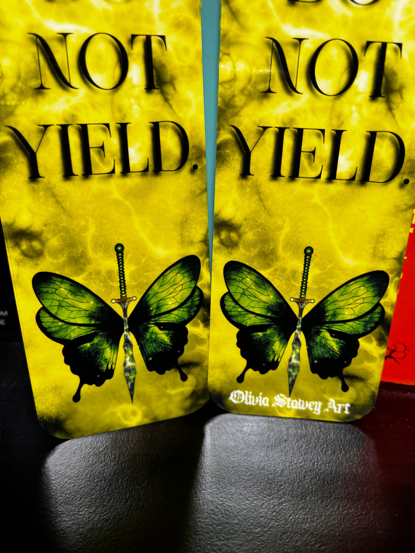 You Do Not Yield 2.5x7 inch (double sided) bookmark