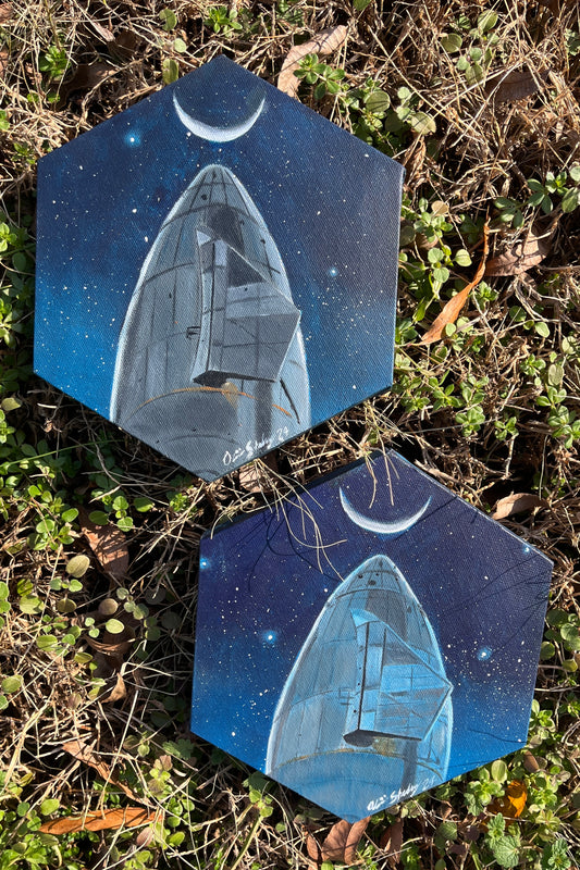 8 inch (point to point) Starship Starry Night CLEARANCE