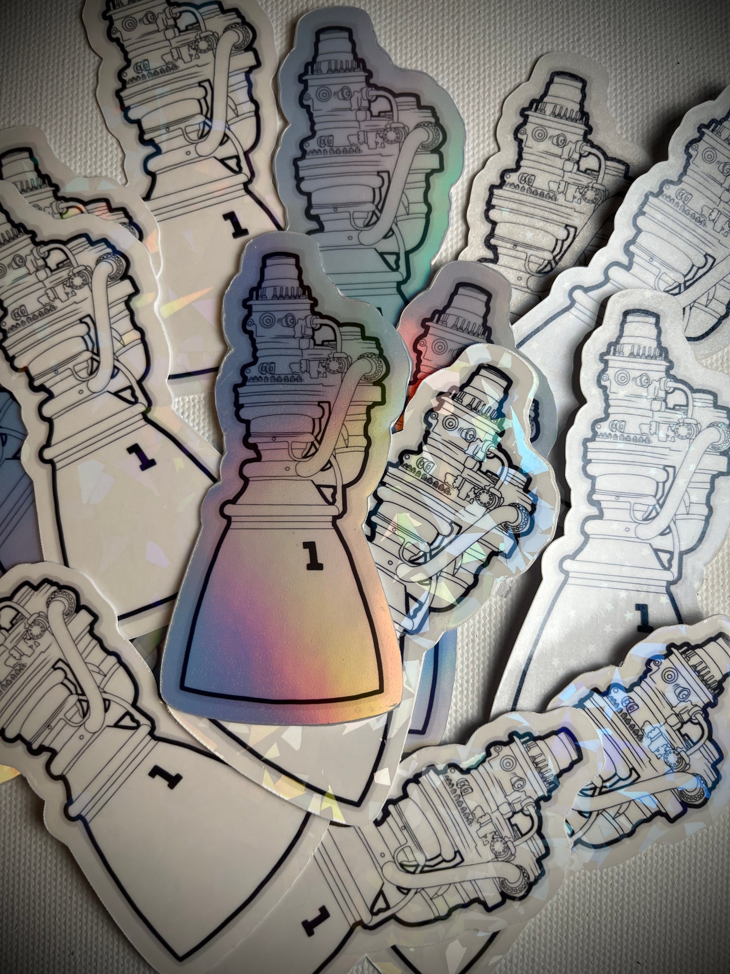 Raptor V3 Holographic Sticker