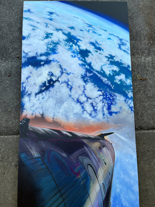 24x48 inch “Humanity” ORIGINAL acrylic