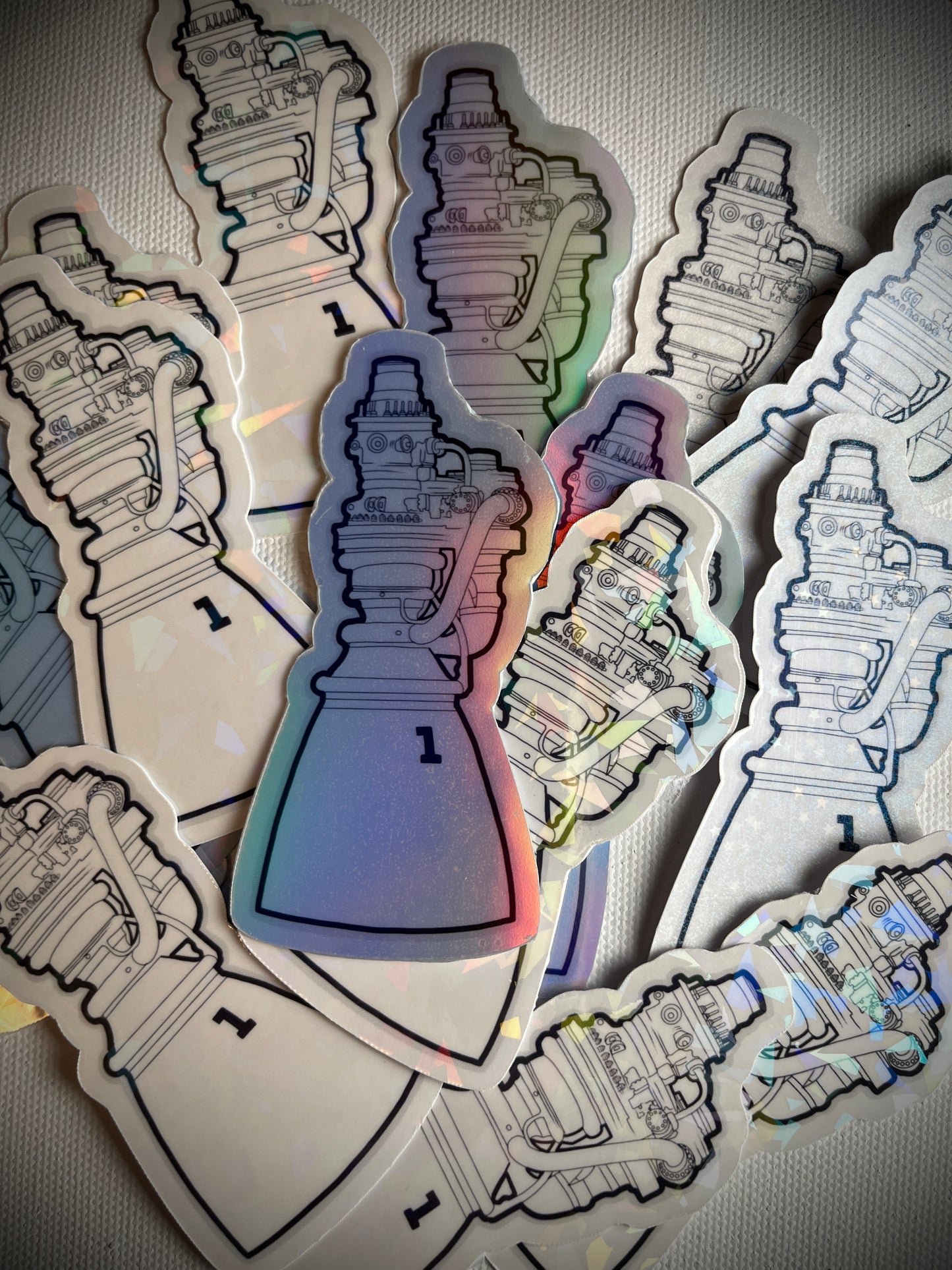 Raptor V3 Holographic Sticker