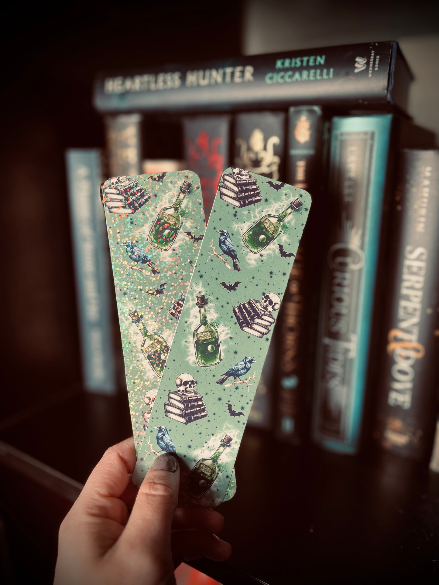 Witchy 2x7 in (double sided) bookmark