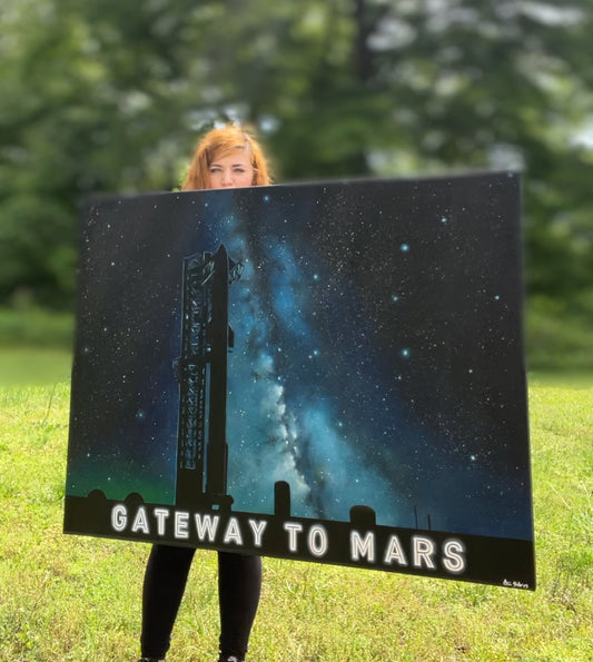 Mars is calling 36x48 inch