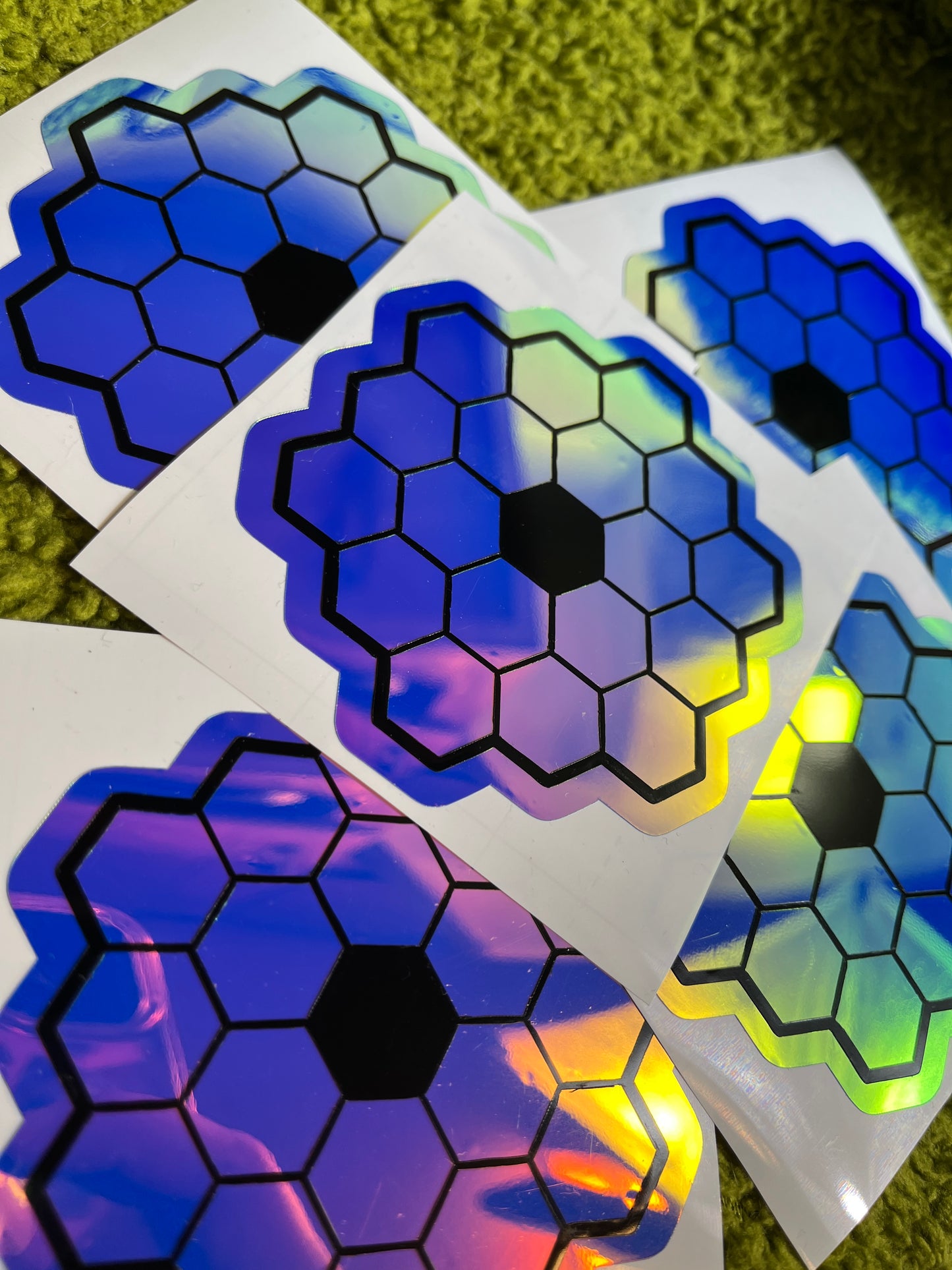 James Webb Vivid Multi Color Holographic Layered Decal