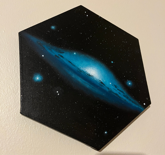 Galaxy Painting 10 inch