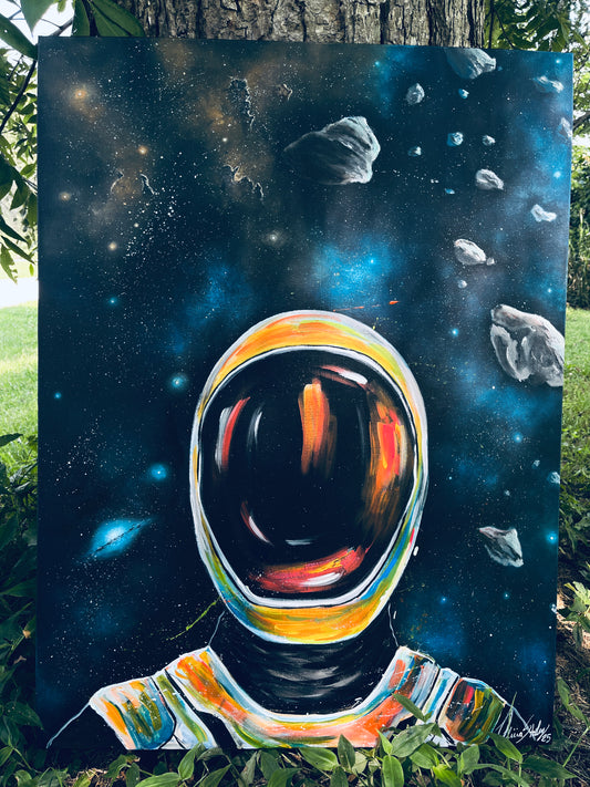 “Self Portrait” 30x40 in ORIGINAL acrylic