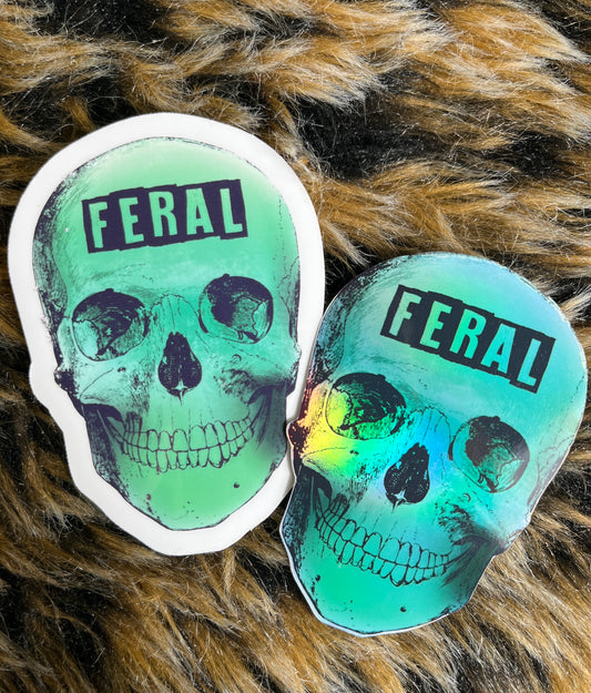 Feral Sticker