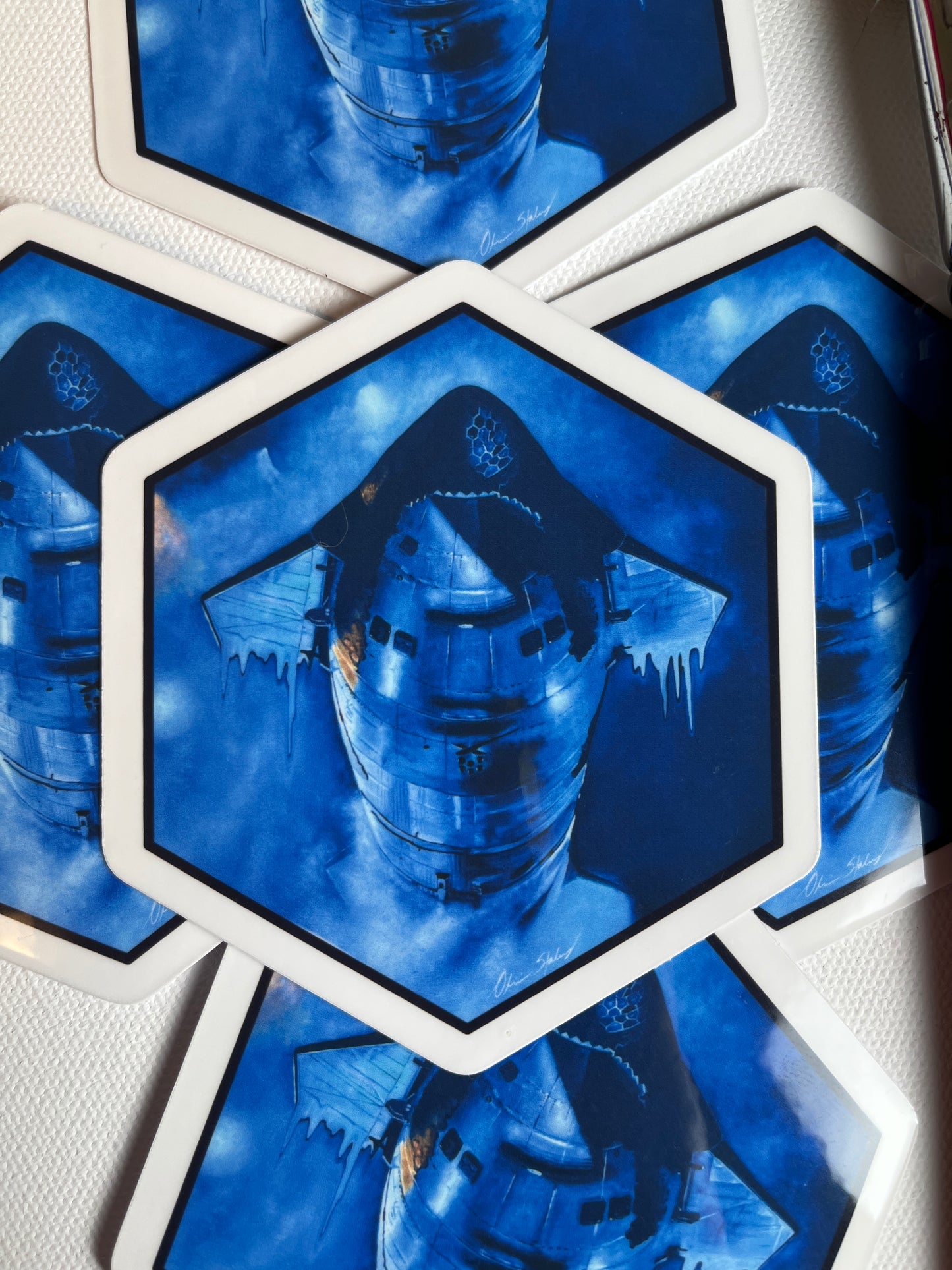 Starship Hex 3.5 sticker