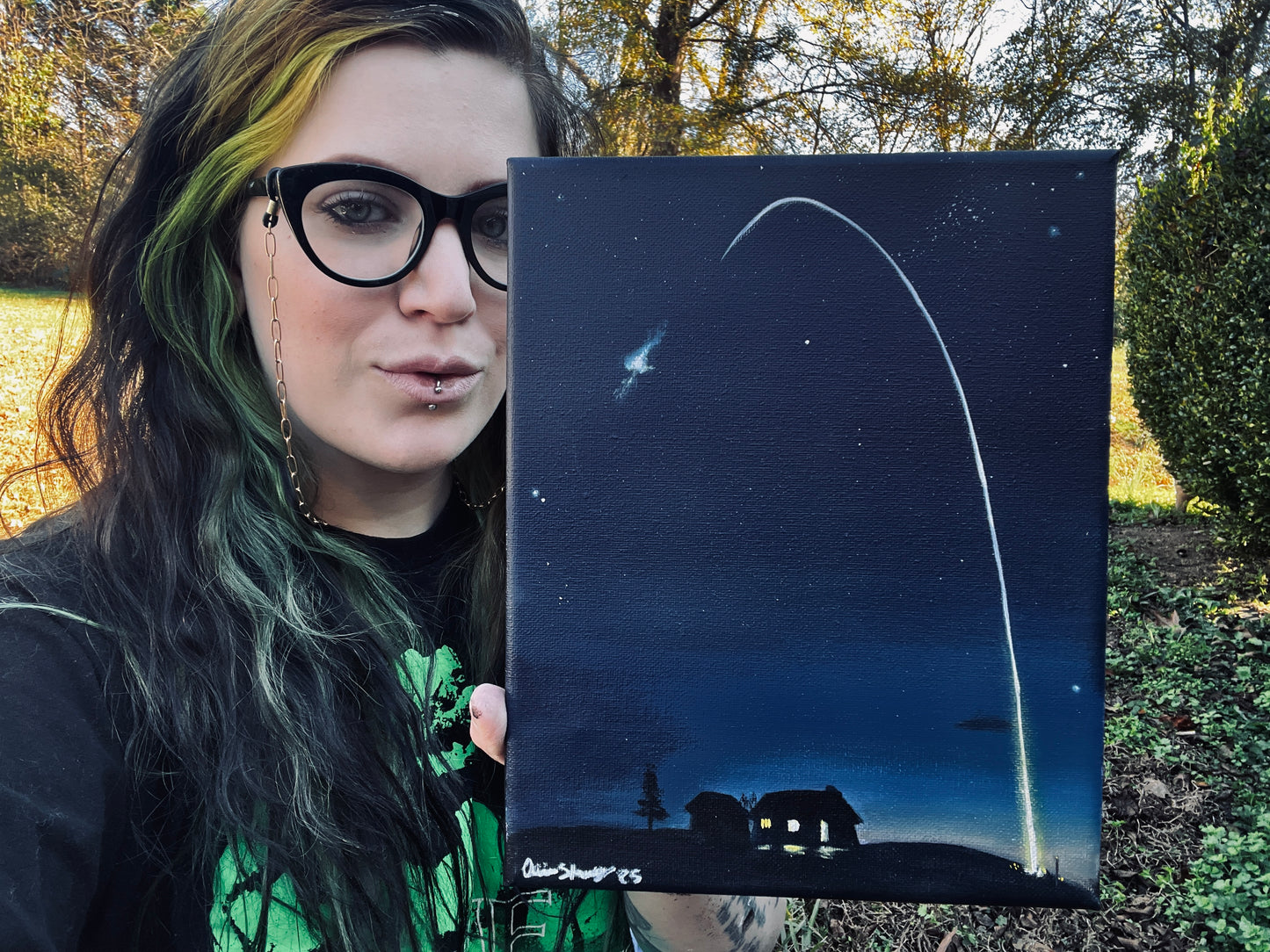 “We Used to Look Up” 8x10 inches ORIGINAL