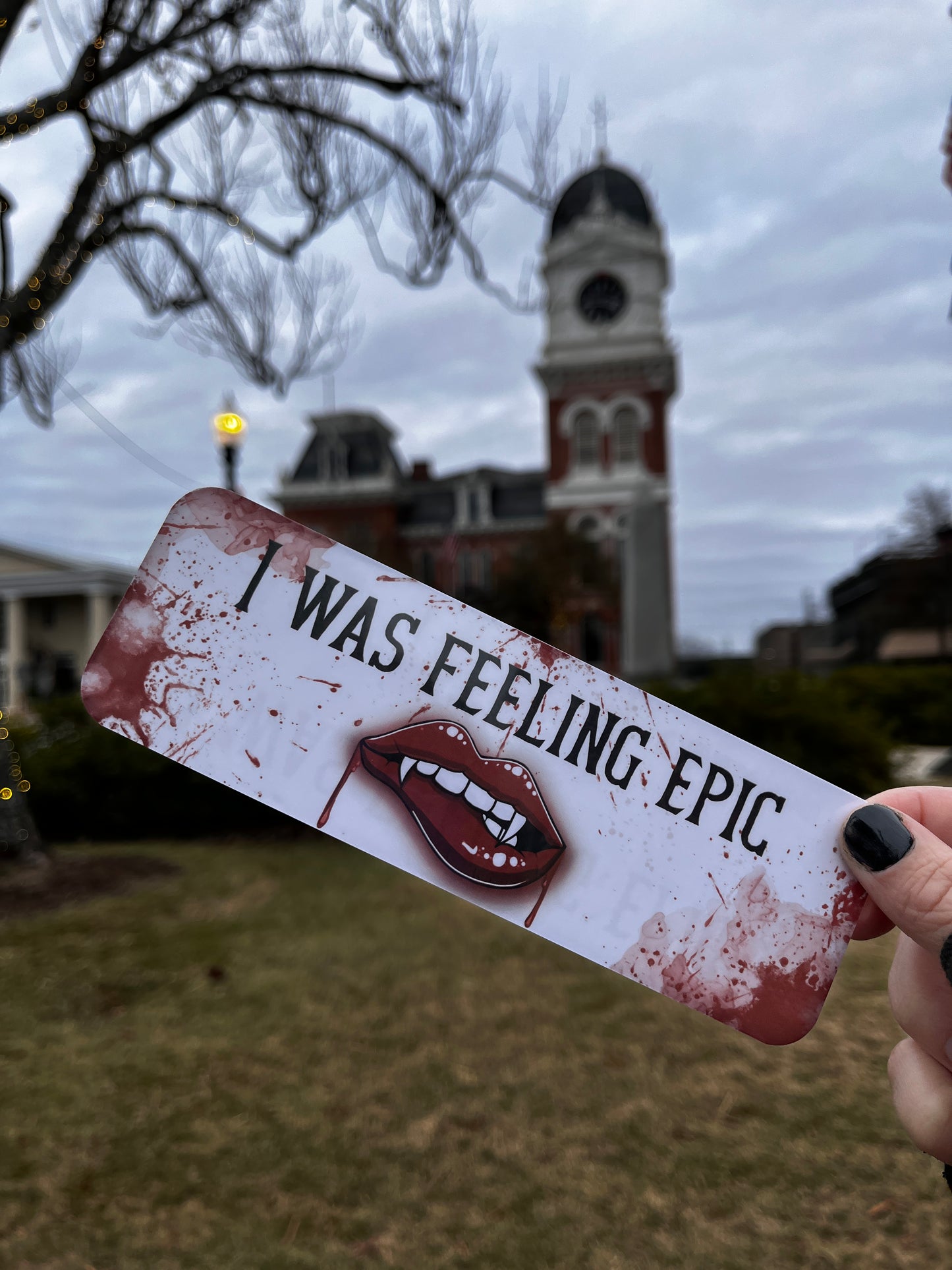 I Was Feeling Epic 2.5x7 inch (double sided) bookmark