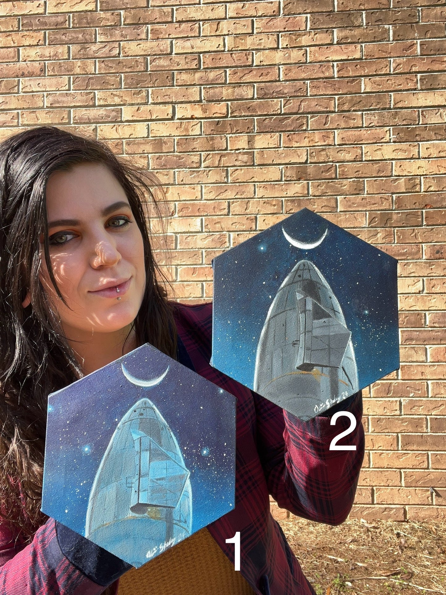 8 inch (point to point) Starship Starry Night CLEARANCE
