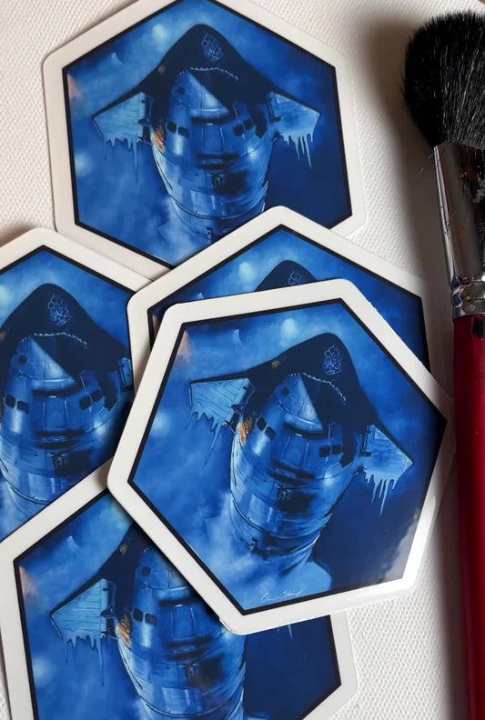 Starship Hex 3.5 sticker